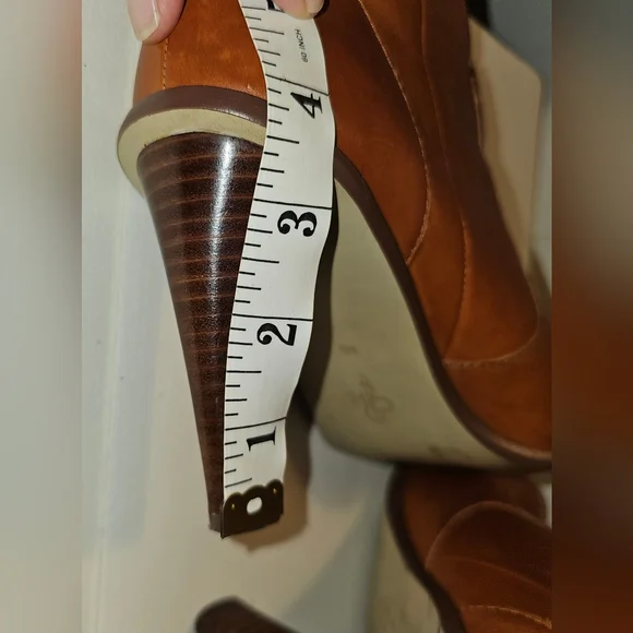 Cole Haan Kendal Short Boot Brown Leather Block Heel Pull On Comfort Bootie 8 - Picture 11 of 13